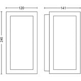 Philips Hue White & Color Ambiance Impress Aplique de pared exterior, Luz de LED negro