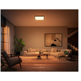 Philips White Ambiance Aurelle panel cuadrado XL, Luz de LED negro