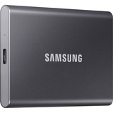 Samsung Portable SSD T7 500 GB Gris, Unidad de estado sólido gris, 500 GB, USB Tipo C, 3.2 Gen 2 (3.1 Gen 2), 1000 MB/s, Protección mediante contraseña, Gris