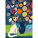 Schmidt Spiele Rosina Wachtmeister: Gato blanco, Puzzle 