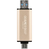 Transcend JetFlash 930C unidad flash USB 128 GB USB Type-A / USB Type-C 3.2 Gen 1 (3.1 Gen 1) Oro, Lápiz USB dorado/Negro, 128 GB, USB Type-A / USB Type-C, 3.2 Gen 1 (3.1 Gen 1), 420 MB/s, Tapa, Oro