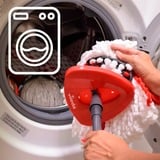 Vileda Set completo de mopa Turbo 2en1 de microfibra, Limpiador de suelo negro/Rojo