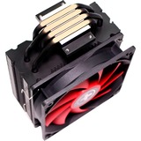 Xilence M704 Procesador Enfriador 12 cm Negro, Rojo, Disipador de CPU negro/Rojo, Enfriador, 12 cm, 700 RPM, 1600 RPM, 32,5 dB, 70 cfm