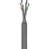 goobay 96094 cable de red Gris 100 m Cat6a S/FTP (S-STP) gris, 100 m, Cat6a, S/FTP (S-STP)