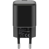 goobay Cargador rápido USB-C Nano, PD, GaN, 45 vatios negro