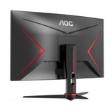 AOC C27G2E/BK, Monitor de gaming negro/Rojo