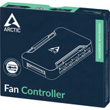 ARCTIC Controlador de ventilador, controlador de ventilador de 10 puertos, Control del ventilador negro