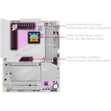 Alphacool Apex Monoblock X870 AORUS ELITE WIFI7 ICE, Cuerpo de refrigeración blanco