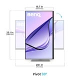 BenQ MA320U pantalla para PC 80 cm (31.5") 3840 x 2160 Pixeles 4K Ultra HD Blanco, Monitor LED plateado/Negro, 80 cm (31.5"), 3840 x 2160 Pixeles, 4K Ultra HD, 5 ms, Blanco