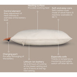 Beurer HK 77 Heaty crema cachemira, Almohadas eléctricas crema