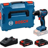 Bosch Atornillador inalámbrico GSR18V-52 con 2 baterías 18 voltios 2,0 amperios-hora en estuche L, Taladro/destornillador Minorista