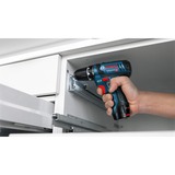 Bosch GSR 12V-15 Professional 1300 RPM Negro, Azul, Taladro/destornillador azul/Negro, Destornillador eléctrico, Mango de pistola, Negro, Azul, 1300 RPM, 400 RPM, 1300 RPM
