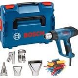 Bosch Soplador de aire caliente GHG 23-66 Professional + accesorio de 5 piezas, Decapador por aire caliente azul/Negro