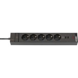 Brennenstuhl 1153560100, Regleta negro/Multi color