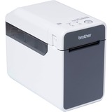 Brother TD-2135NWB impresora de etiquetas Térmica directa 300 x 300 DPI 152,4 mm/s Alámbrico Ethernet Bluetooth blanco/Gris, Térmica directa, 300 x 300 DPI, 152,4 mm/s, Alámbrico, Negro, Blanco