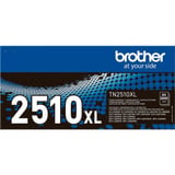 Brother TN-2510XL cartucho de tóner 1 pieza(s) Original Negro 3000 páginas, Negro, 1 pieza(s)