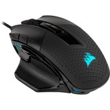 Corsair Nightsword RGB ratón mano derecha USB tipo A Óptico 18000 DPI, Ratones para gaming negro, mano derecha, Óptico, USB tipo A, 18000 DPI, Negro