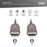 Digitus AK-340107-100-S, Cable negro