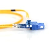 Digitus Cable de parche LWL, dúplex, conector LC > SC, monomodo OS2 amarillo