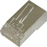 Digitus Conector modular CAT.5e para cable redondo, sin blindaje, 1 pieza, Enchufe 