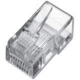 Digitus Conector modular CAT.5e para cable redondo, sin blindaje, 1 pieza, Enchufe 