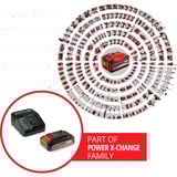 EINHELL PXC-Starter-Kit Juego de cargador y baterías, Conjunto negro, Juego de cargador y baterías, 2,5 Ah, 18 V, Negro, Rojo, 0,83 h, 200 - 250 V
