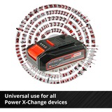 Einhell PXC-Starter-Kit Juego de cargador y baterías, Conjunto negro, Juego de cargador y baterías, 2,5 Ah, 18 V, Negro, Rojo, 0,83 h, 200 - 250 V