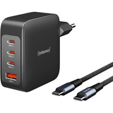 Intenso Adaptador de corriente GaN + cable, Cargador negro