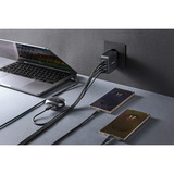 Intenso Adaptador de corriente GaN + cable, Cargador negro