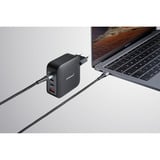 Intenso Adaptador de corriente GaN + cable, Cargador negro