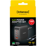 Intenso Adaptador de corriente GaN + cable, Cargador negro