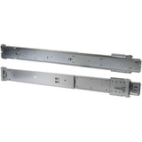 Inter-Tech TS-680 Juego de rieles telescópicos, Raíles de instalación plateado