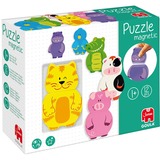 Jumbo Puzles Magneticos Intercambiables, Puzzle Goula Puzles Magneticos Intercambiables, 2 pieza(s), Animales, 1 año(s)