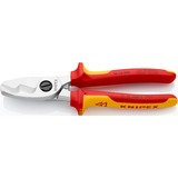 KNIPEX 95 16 200 alicate de corte Cortador de cables manual, Alicates de corte Cortador de cables manual, Rojo/Amarillo, Cromo, 2 cm, VDE, 20 cm