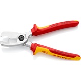 KNIPEX 95 16 200 alicate de corte Cortador de cables manual, Alicates de corte Cortador de cables manual, Rojo/Amarillo, Cromo, 2 cm, VDE, 20 cm