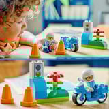 LEGO DUPLO Town Motocicleta policial azul, Juegos de construcción 
