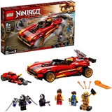 LEGO NINJAGO 71373 Legacy Deportivo Ninja X-1, Juguete de Construcción 2en1, Juegos de construcción Juguete de Construcción 2en1, Juego de construcción, 8 año(s), Plástico, 599 pieza(s), 861 g