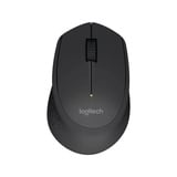 Logitech M280 Ratones, Ratón negro, mano derecha, Óptico, RF inalámbrico, 1000 DPI, Negro