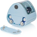 Peach PO102 Sacapuntas eléctrico Azul, Blanco celeste, Sacapuntas eléctrico, Azul, Blanco, 1,2 cm, 6 mm, Batería