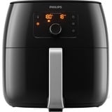 Philips Avance Collection Premium HD9650/90 Airfryer XXL - 6 raciones, Freidora de aire caliente negro, Freidora de aire caliente, 1,4 kg, Fat Removal (separa y recoge el exceso de grasa de los alimentos), 60 min, Sencillo, Negro