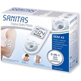 Sanitas Dispositivo de electroestimulación, Aparato de masaje blanco, SEM 43