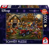 Schmidt Spiele Thomas Kinkade Studios: Disney - Mickey & Minnie Pumpkin Festival, Puzzle 