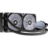 Sharkoon S70 RGB AIO 240mm, Refrigeración por agua negro