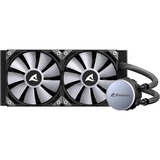 Sharkoon S70 RGB AIO 240mm, Refrigeración por agua negro