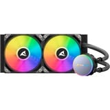Sharkoon S70 RGB AIO 240mm, Refrigeración por agua negro