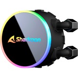 Sharkoon S70 RGB, Refrigeración por agua negro