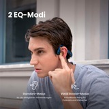 Shokz OpenMove Auriculares Inalámbrico gancho de oreja Llamadas/Música USB Tipo C Bluetooth Azul azul/Negro, Inalámbrico, Llamadas/Música, 20 - 20000 Hz, 29 g, Auriculares, Azul