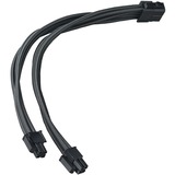 SilverStone Cable de extensión de alimentación SST-PP07E-EPS8B, Cable alargador negro