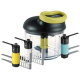 Tefal K13210 picadora manual de alimentos Negro, Verde, Transparente, Trituradora negro/Verde, Negro, Verde, Transparente, Acero inoxidable, 0,9 L, China, 850 g, 140 mm
