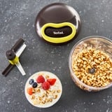 Tefal K13210 picadora manual de alimentos Negro, Verde, Transparente, Trituradora negro/Verde, Negro, Verde, Transparente, Acero inoxidable, 0,9 L, China, 850 g, 140 mm